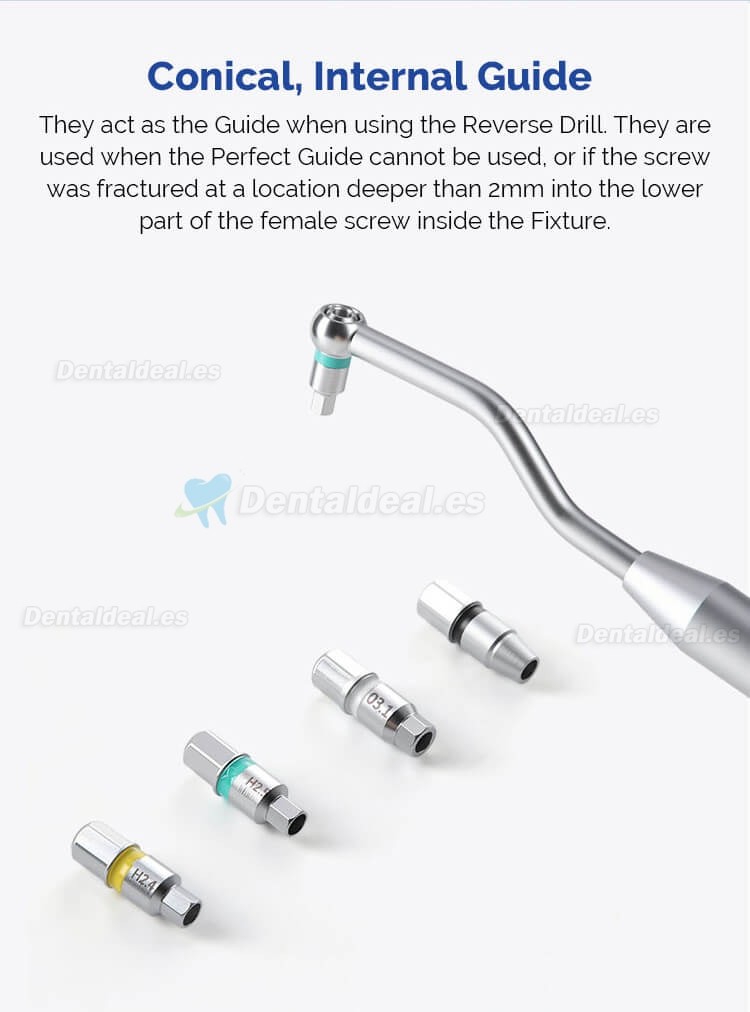 Kit Universal de Extracci&oacute;n de Tornillos de Implantes Dentales Extractor de Tornillos Rotos